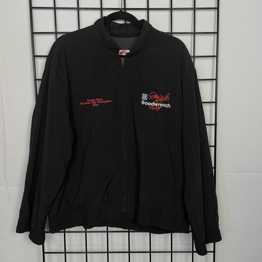 Dale Earnhardt 1994 Seven Time Winston‎ Cup Champion Jacket Mens Medium Full Zip